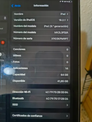 Apple iPad 9ª Gen Plata