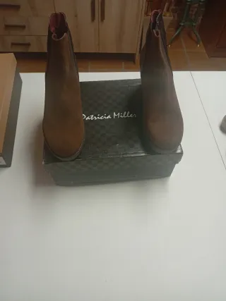 Botines serraje marrón oscuro Patricia Miller