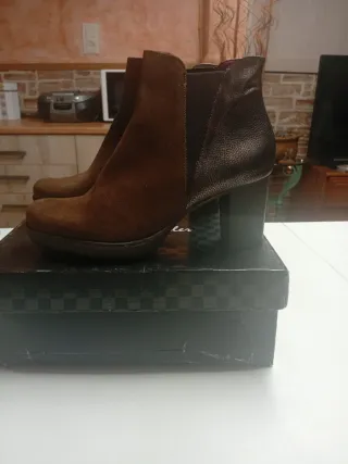 Botines serraje marrón oscuro Patricia Miller