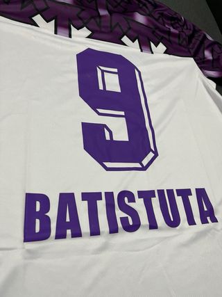 Maglia Fiorentina Batistuta 9 Iconica Lotto