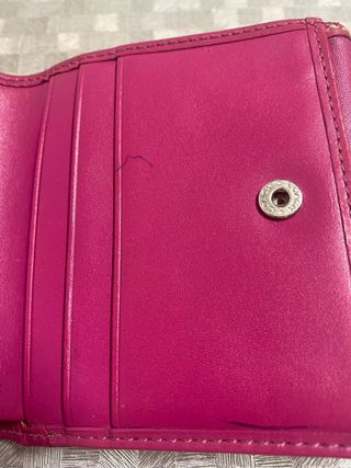Billetera/Monedero/Tarjetero Rosa