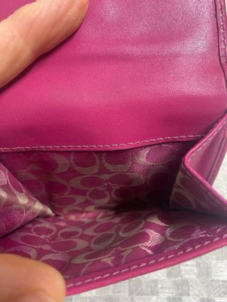 Billetera/Monedero/Tarjetero Rosa