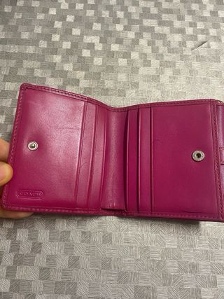 Billetera/Monedero/Tarjetero Rosa