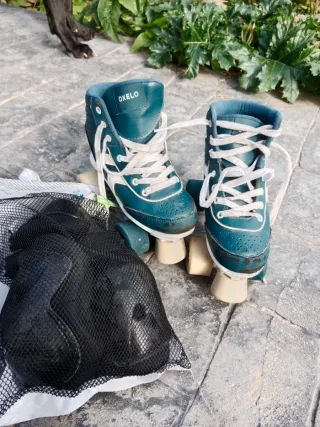 Patines Oxelo 4 Ruedas Talla 35