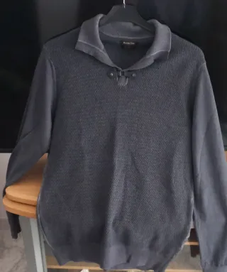 Suéter Massimo Dutti Gris Talla XXL