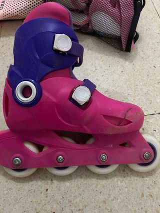 Patines niña Oxelo con protecciones