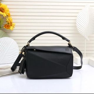 Bolso de piel estilo loewe puzzle