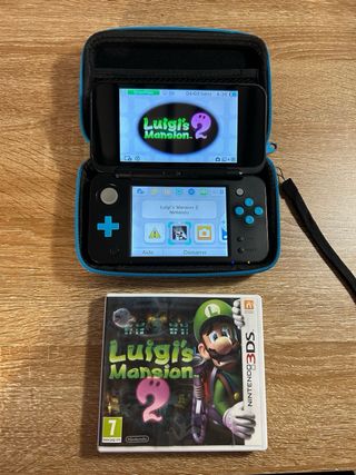 New Nintendo 2DS XL Azul + Caja original + juegos