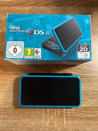 New Nintendo 2DS XL Azul + Caja original + juegos