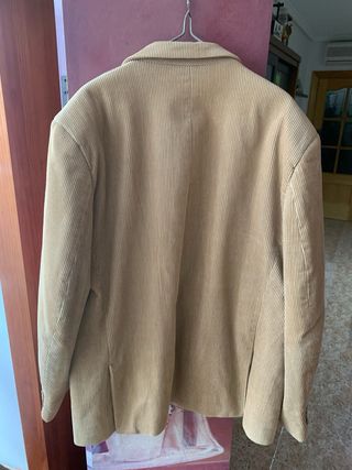 Chaqueta de pana New Portland Beige Hombre