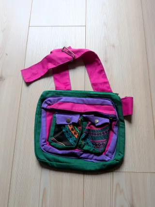 Bandolera tela multicolor