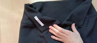 Minifalda Mango Negra Invierno Botones