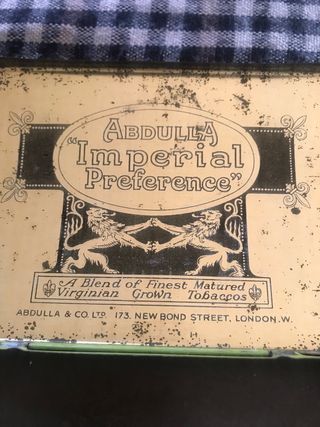 Caja de tabaco antigua Imperial Preference
