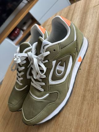 Zapatilla Champion Verde y Naranja