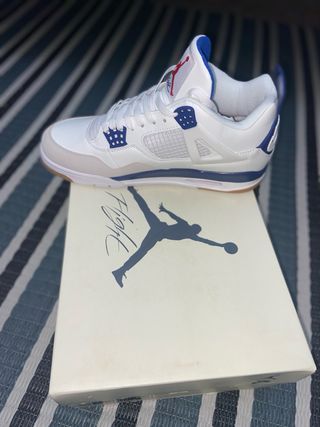 Air Jordan 4 Retro Azul Blanco