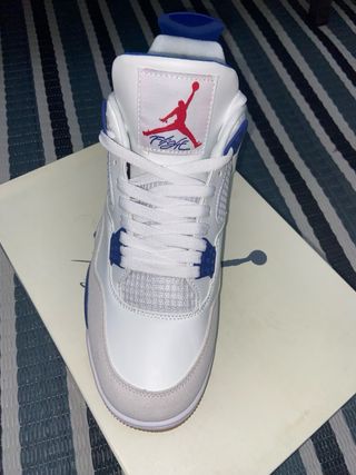 Air Jordan 4 Retro Azul Blanco