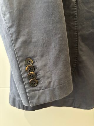 Americana azul elástica Talla 56