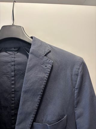 Americana azul elástica Talla 56