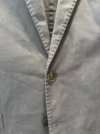 Americana azul elástica Talla 56