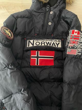 Abrigo Geographical Norway Negro