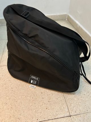 Patines blancos talla 38 + protecciones