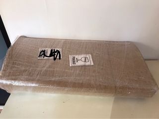 Trineo rojo con asiento y cuerda sin estrenar