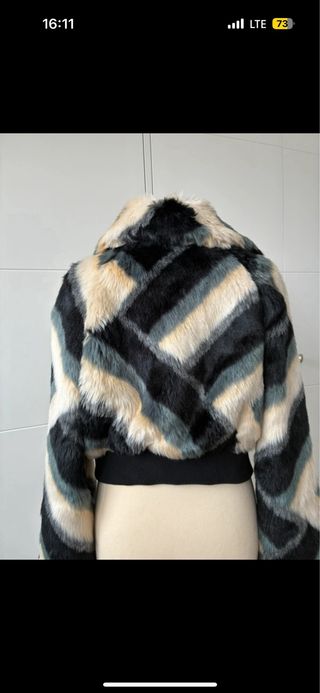 Chaqueta pelo Zara multicolor