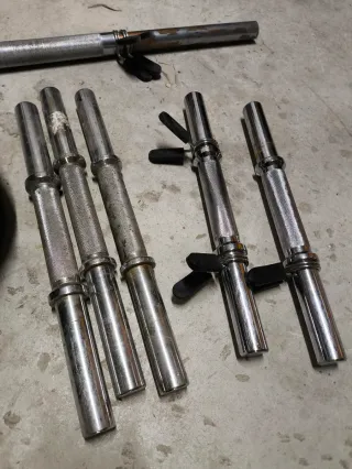 Kit de pesas y barra