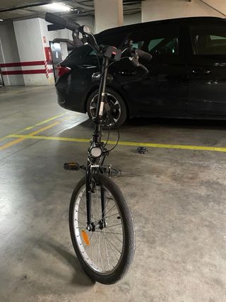 Bicicleta Plegable Negra