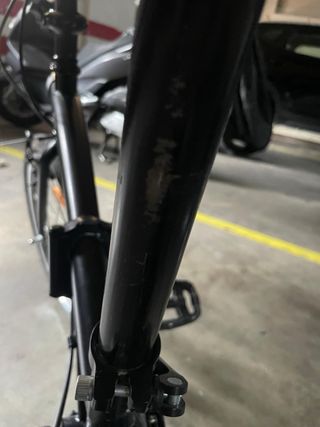Bicicleta Plegable Negra