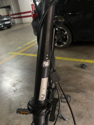 Bicicleta Plegable Negra