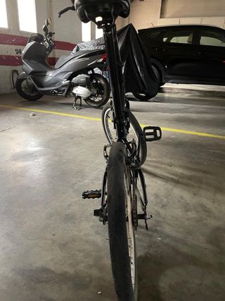 Bicicleta Plegable Negra
