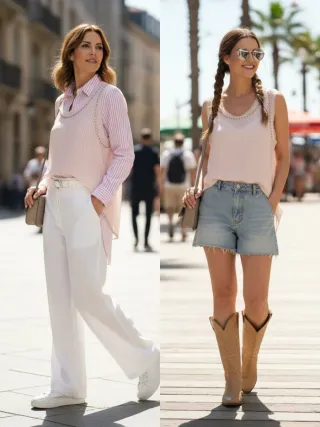 Blusas gasa talla única