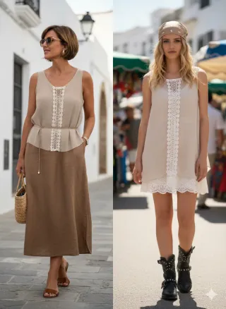 Blusas gasa talla única