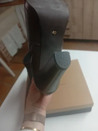 Botines piel Estefanía Marco marrones talla 40