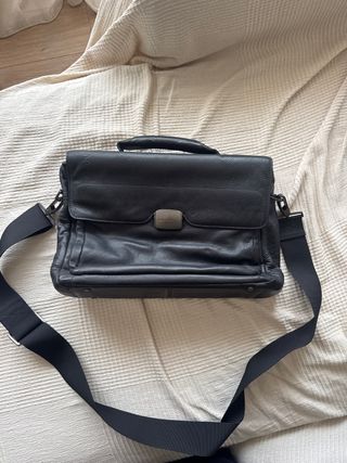 Bolso Mandarina Duck cuero negro