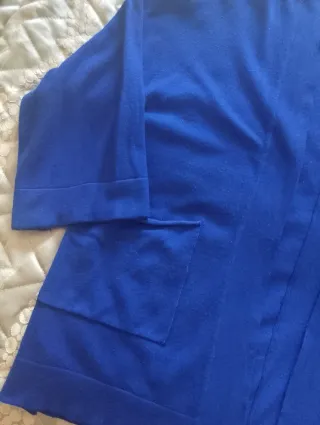 Cardigan Zara kimono blu taglia unica