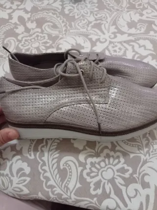 Zapatos Hurlun Mujer Dorados/Plateados