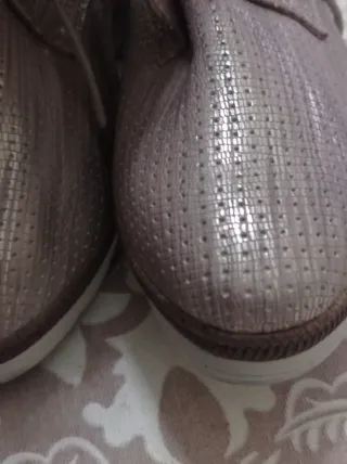 Zapatos Hurlun Mujer Dorados/Plateados