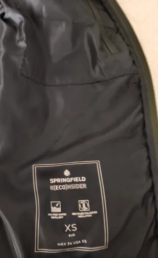 Lote Chaleco Waterepellent SPRINGFIELD + Camisa