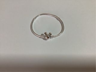 Pulsera Charm Mickey Plata 19