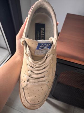 Zapatillas Golden Goose Ball Star Beige/Rosa