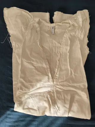 Mono Zara Blanco Mujer