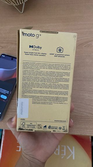 Motorola Moto G 15 Grigio nuovo solo aperto