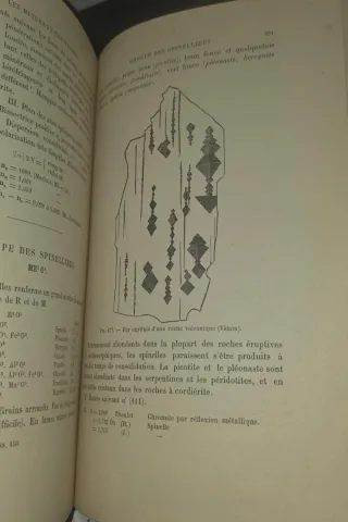 1888, Tratado Mineralogía - Libro antiguo Física