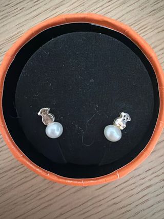 Pendientes Tous Oso Perla