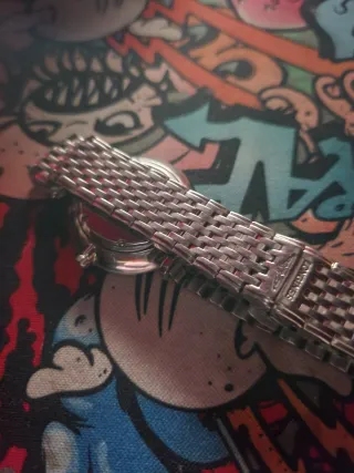 Reloj Longines Plata y Blanco