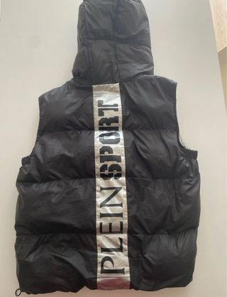 Chaleco Philipp Plein Sport Negro con Capucha