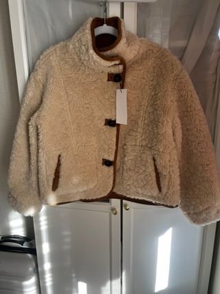 Chaqueta reversible Zara marrón