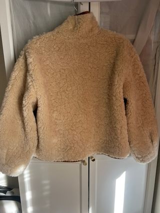 Chaqueta reversible Zara marrón